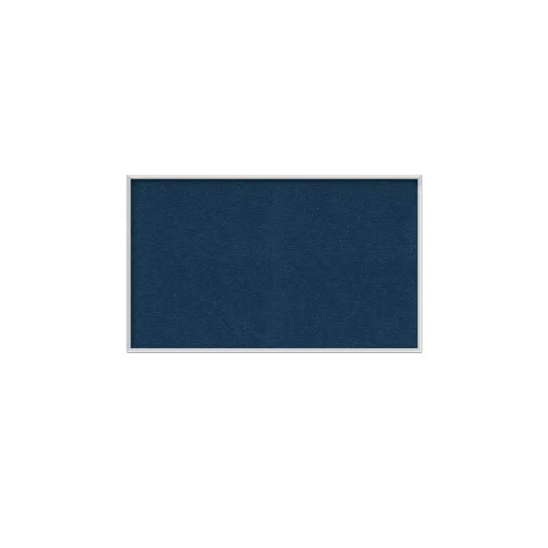 96.5" x 48.5" Aluminum Frame Vinyl Tackboard - Navy