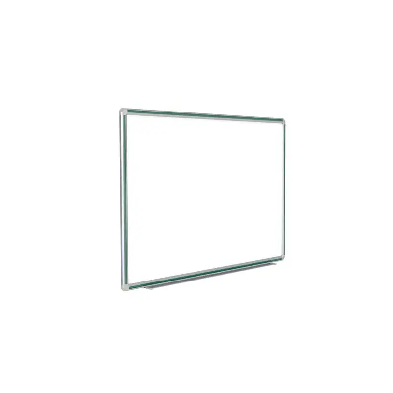 120" x 48" DecoAurora Aluminum Frame Porcelain Magnetic Whiteboard - Hunter Green Trim