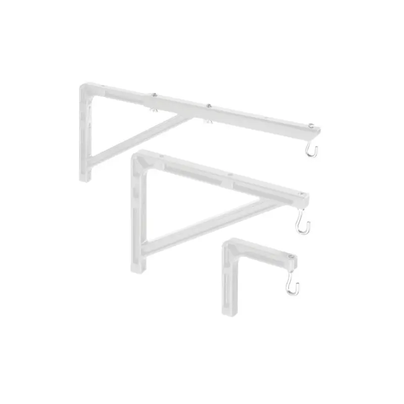 Da-Lite Screen No. 6 Wall Bracket White 6IN for Manual Screen Up To 75LB