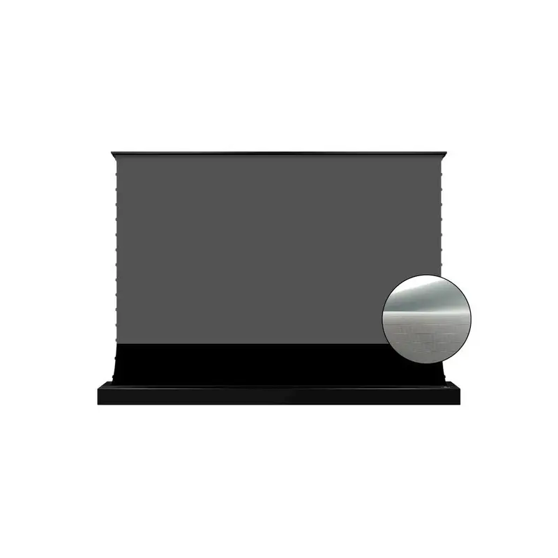 Vividstorm S Lite Hyper Motorized Floor Rising ALR Projector Screen for Ultra Short Throw Projectors 120 Inch - VSDSTLST120H - Black