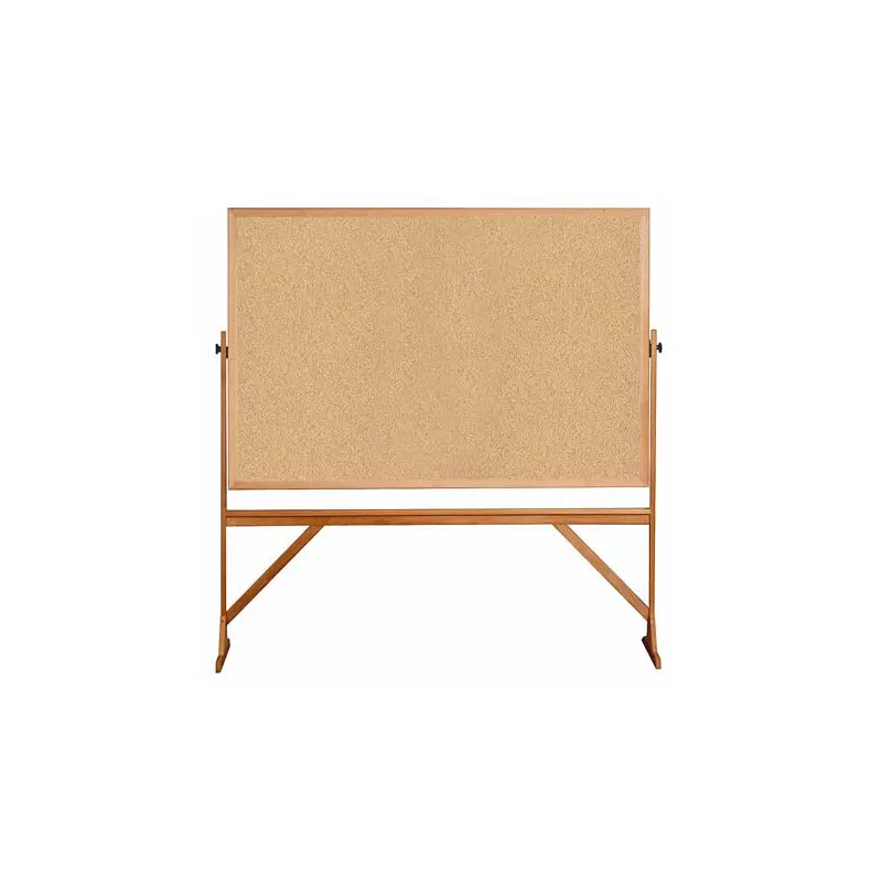 Ghent-RKK46 - 78.13"x 77.25" Wood Frame Reversible Natural Cork/Natural Cork