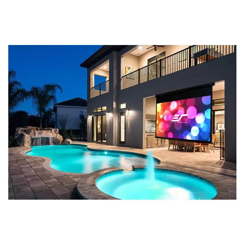 Elite OMS100HM Yard Master Manual Series 100 diag. (49x87) - HDTV [16:9] - MaxWhite 1.1 Gain