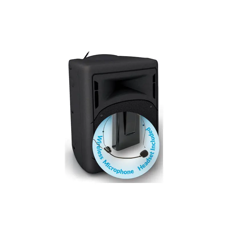 Oklahoma Sound 40 Watt Wireless PA System w/ Wireless Headset Mic