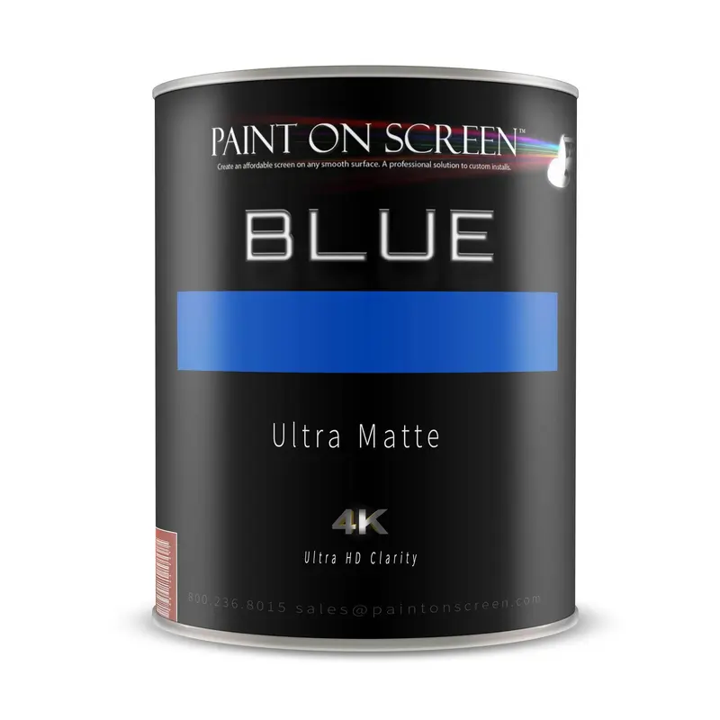 Projection / Projector Screen Paint - Chroma Key Blue Paint - Quart