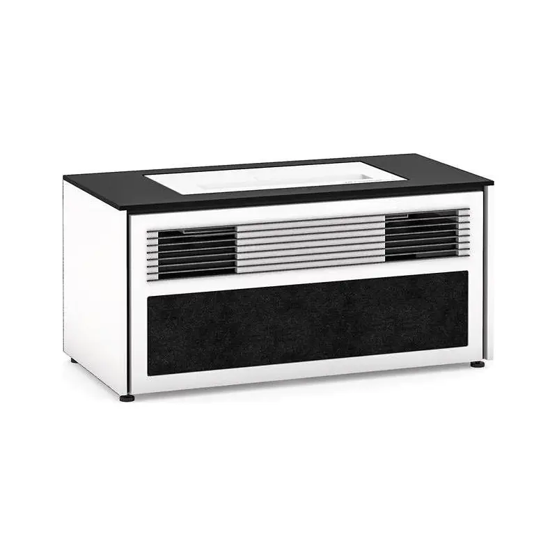 Salamander Designs Siena 229S Cabinet for integrated LG HU915QB/E & LG HU85LA/S UST Projector - Gloss White, Black Top - X/LG1/229S/GW/BK