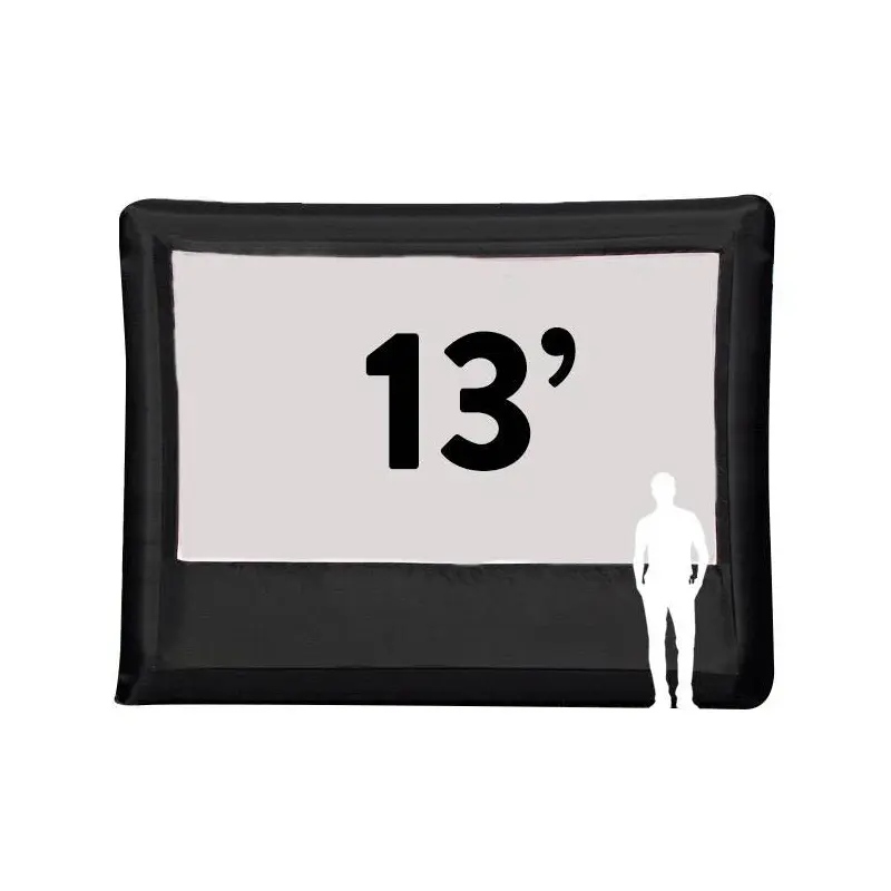 Elite Outdoor Movies 13' Front/Rear Outdoor Inflatable Projector Screen - Home13