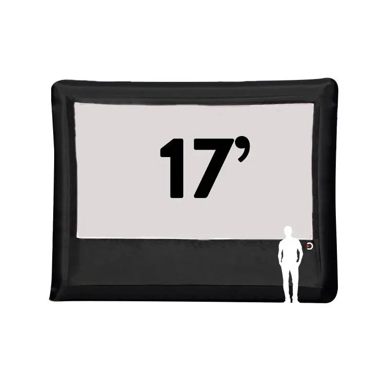 Elite Outdoor Movies 17' Front/Rear Outdoor Inflatable Projector Screen - Home17