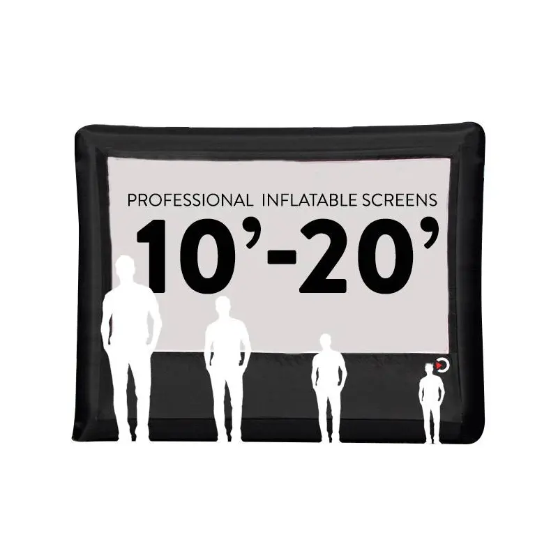Elite Outdoor Movies Professional 10' Front/Rear Outdoor Inflatable Projector Screen - Professional10