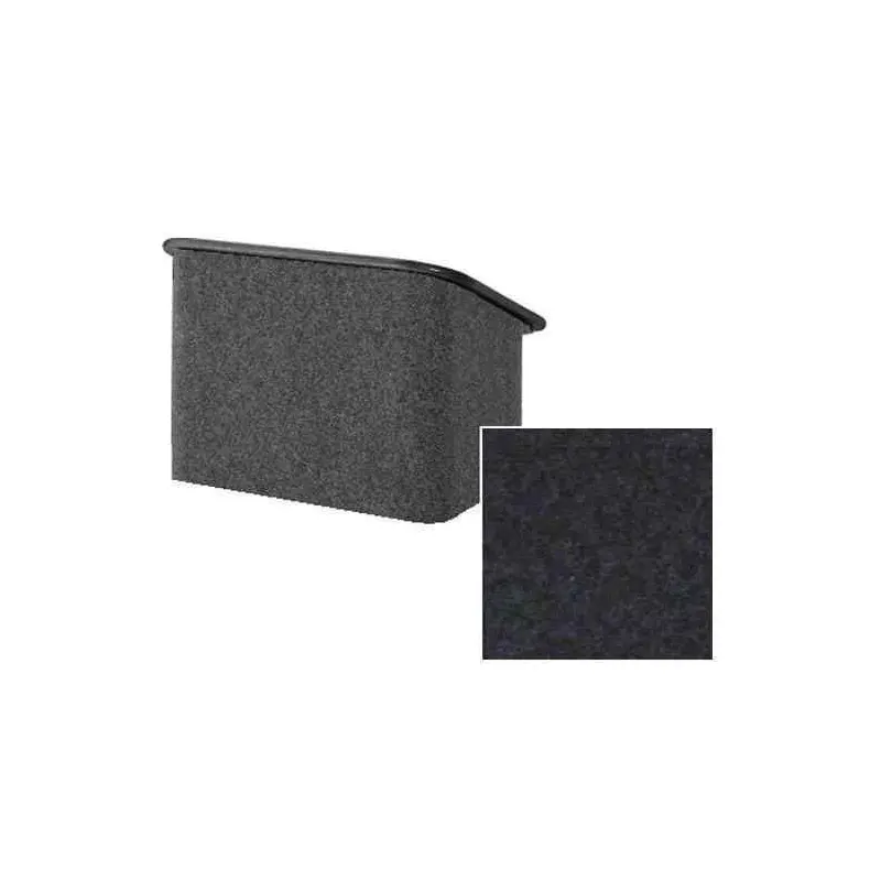 Sound-Craft CTLB-Onyx Convention Series Tabletop Lectern with Onyx Carpet and Black Wood Trim