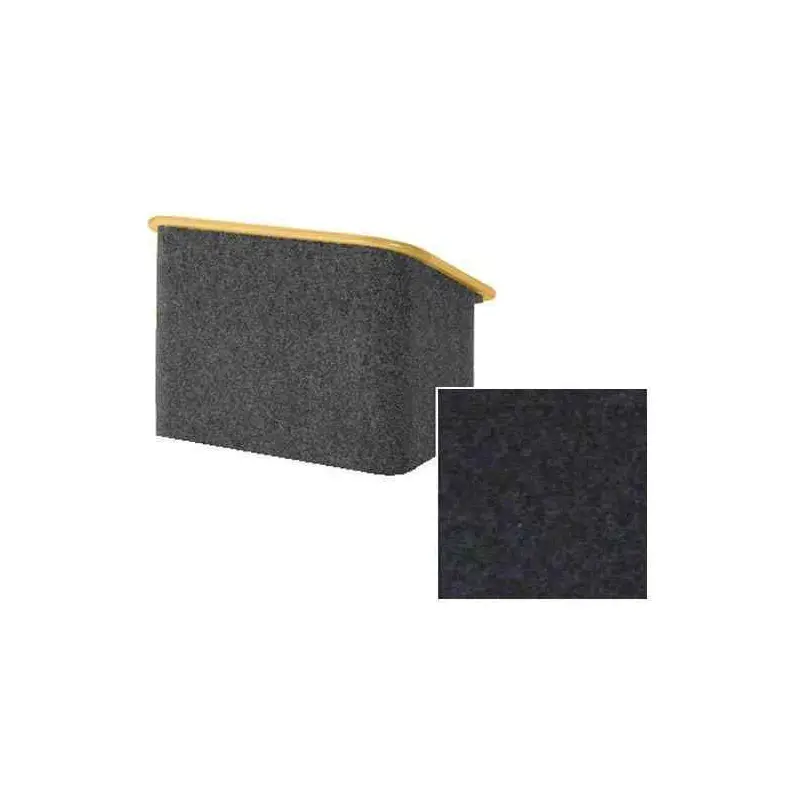 Sound-Craft CTLO-Onyx Convention Series Tabletop Lectern with Onyx Carpet and Natural Oak Wood Trim