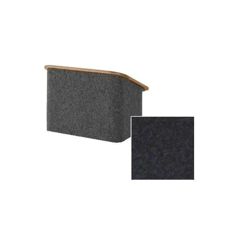 Sound-Craft CTLW-Onyx Convention Series Tabletop Lectern with Onyx Carpet and Walnut Wood Trim