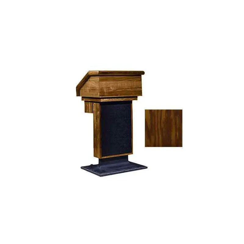 Sound-Craft LE1K Keynote Series 49"H Lectern with Dark Oak Wood Veneer