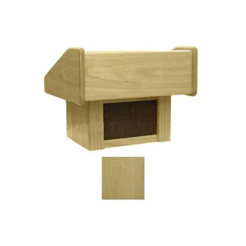 Sound-Craft TCX Club Series 17"H Portable Tabletop Lectern with Natural Maple Finish