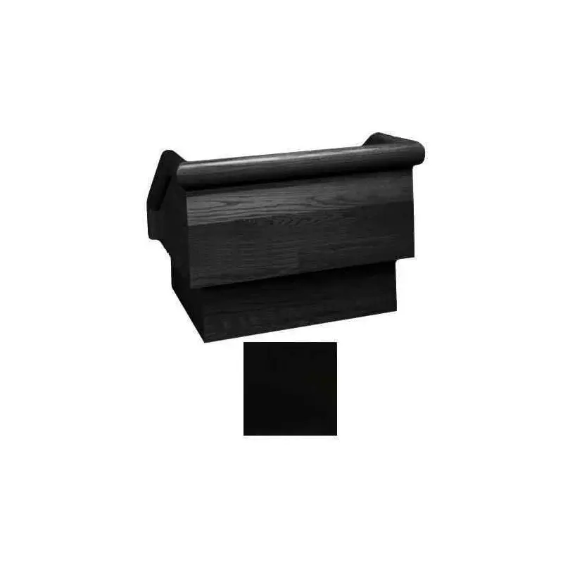 Sound-Craft TE1B Keynote Series 20.5"H Tabletop Lectern with Black Lacquered Oak Wood Veneer