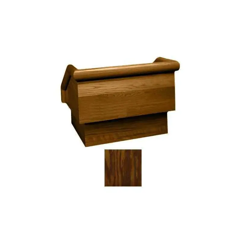 Sound-Craft TE1K Keynote Series 20.5"H Tabletop Lectern with Dark Oak Wood Veneer