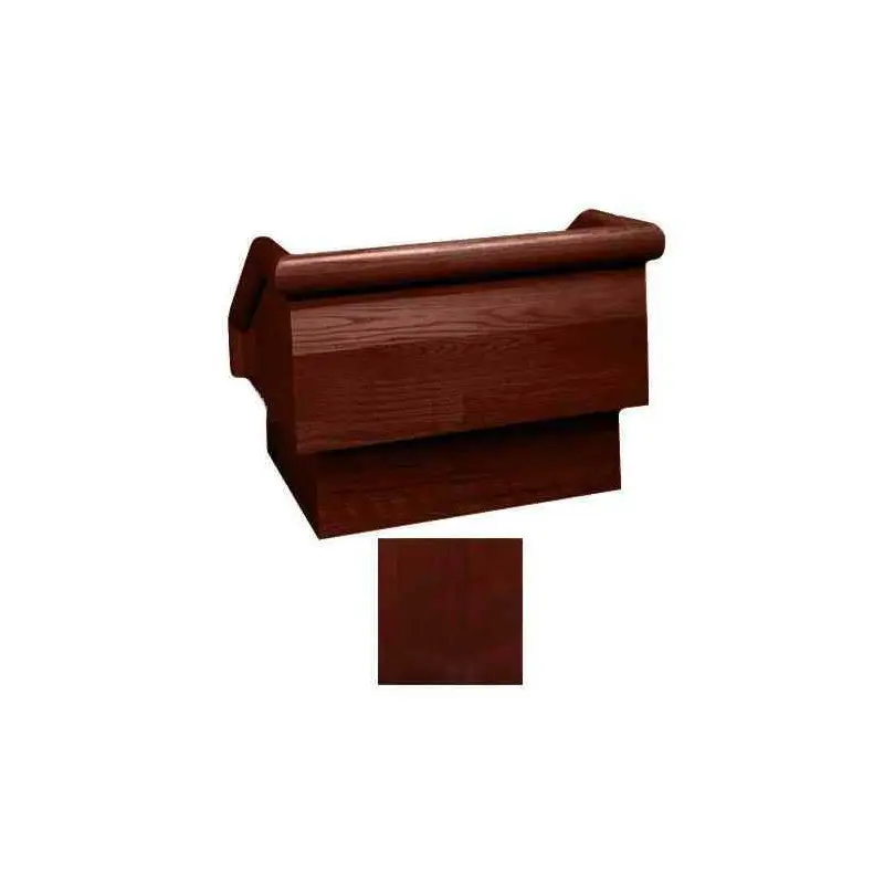 Sound-Craft TE1R Keynote Series 20.5"H Tabletop Lectern with Dark Cherry Wood Veneer