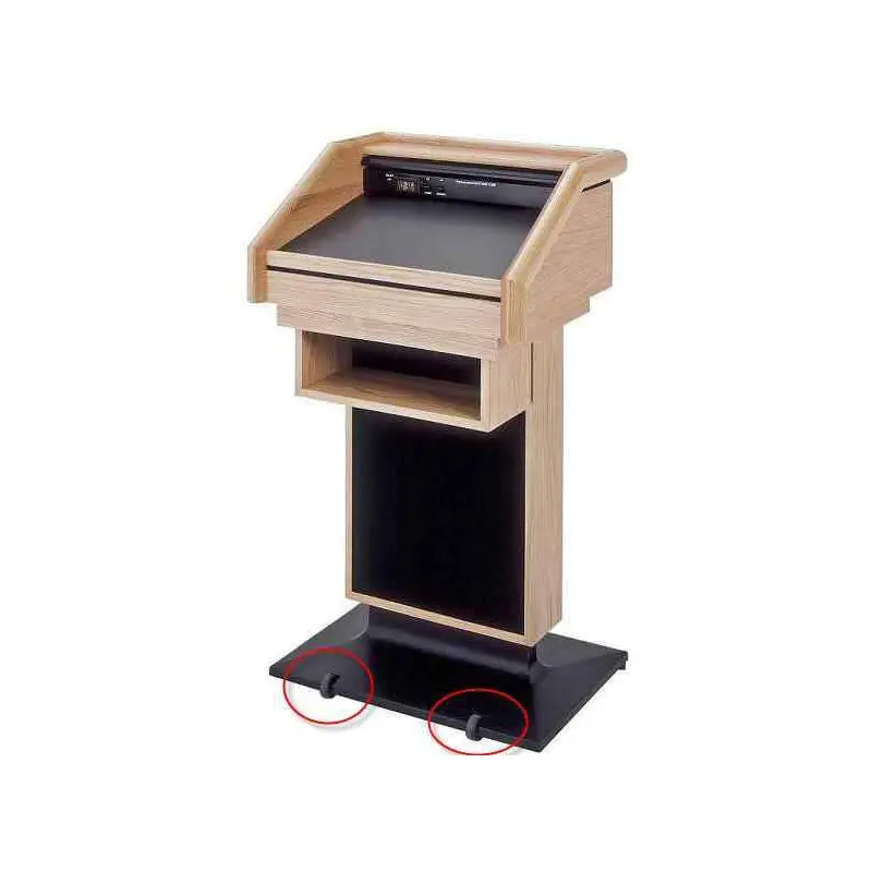 Sound-Craft C Rear Mounted Casters for Keynote Lectern