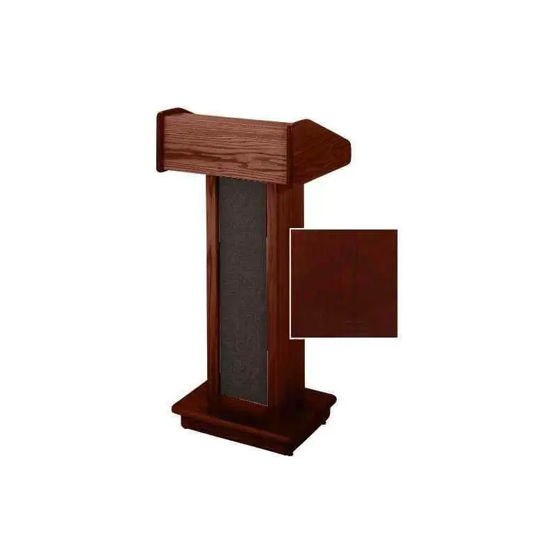 Sound-Craft LCR Club Series 47"H Lectern with Dark Cherry Wood Veneer