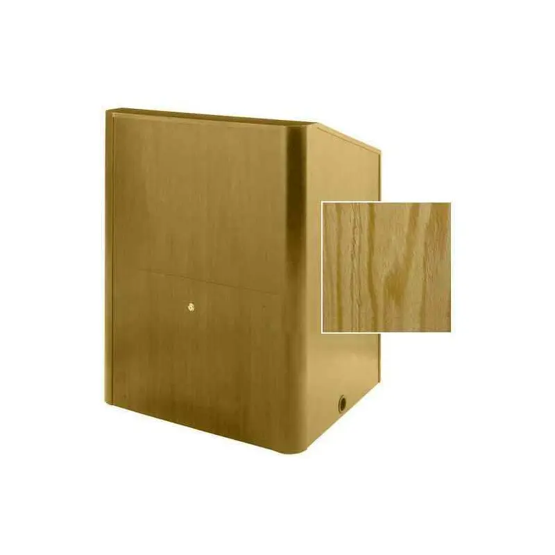 Sound-Craft MMR36V-Natural Oak Instructor LG Series 48"H x 36"W Multimedia Lectern with Natural Oak Wood Veneer