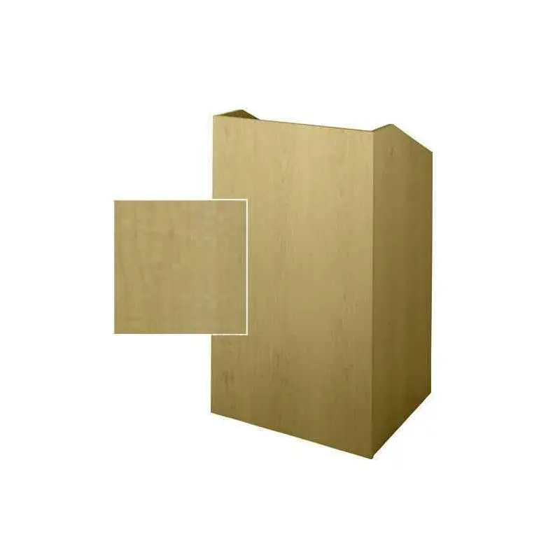 Sound-Craft SCV27-Natural Maple Classic Series 47"H x 27"W Square Corner Lectern with Natural Maple Wood Veneer