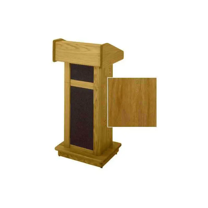 Sound-Craft TCFLSM Club Series 47"H Modular Lectern with Natural Mahogany Finish