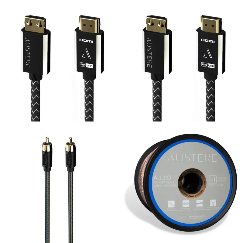 Austere AV Cable Short Throw Bundle