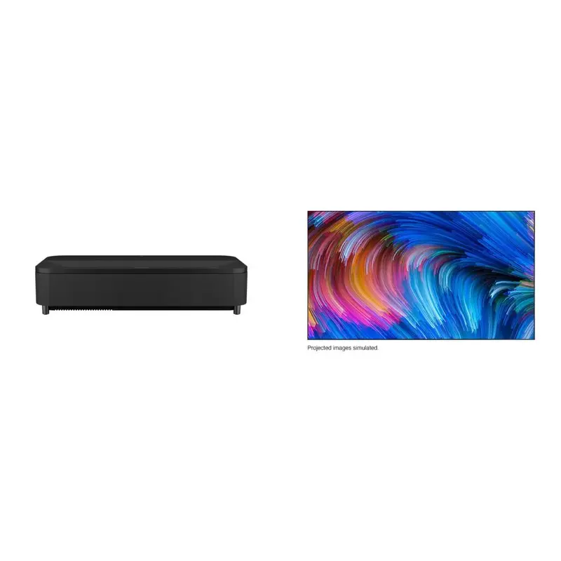 Epson LS800B + Epson SilverFlex 120" UST Fixed Frame Screen Bundle