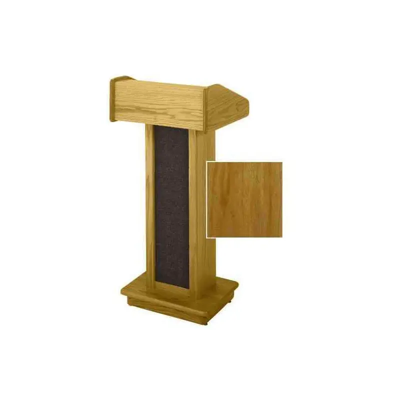 Sound-Craft LCM Club Series 47"H Lectern with Natural Mahogany Wood Veneer