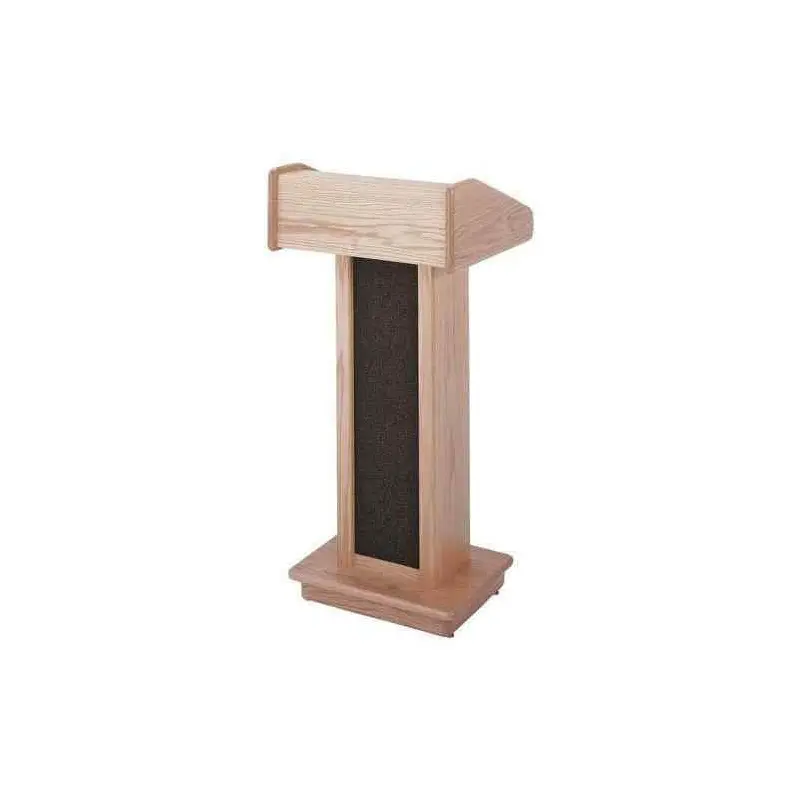Sound-Craft LCO Club Series 47"H Lectern with Natural Oak Wood Veneer