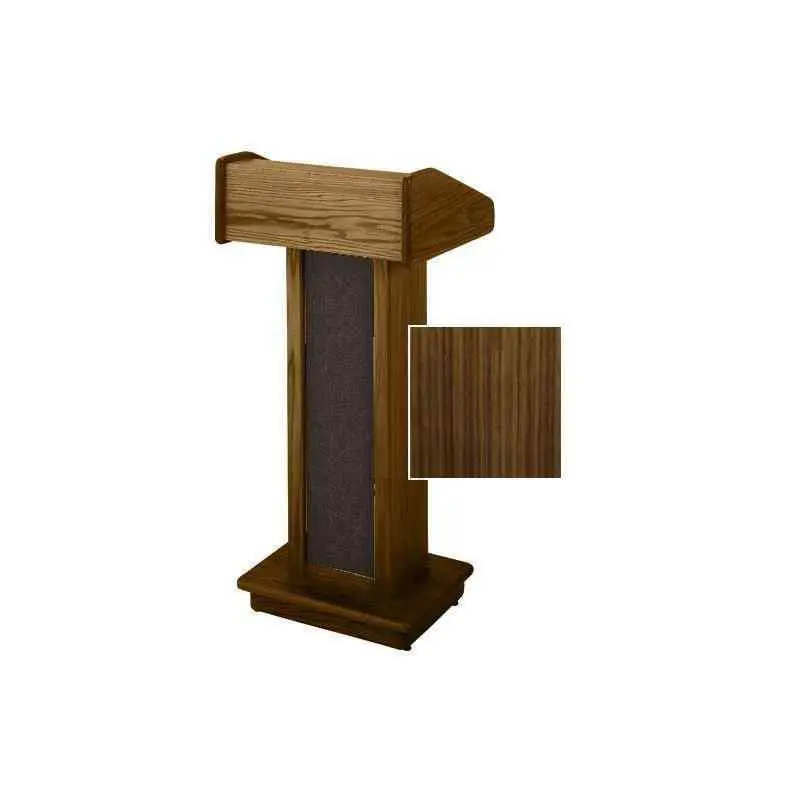 Sound-Craft LCW Club Series 47"H Lectern with Walnut Wood Veneer