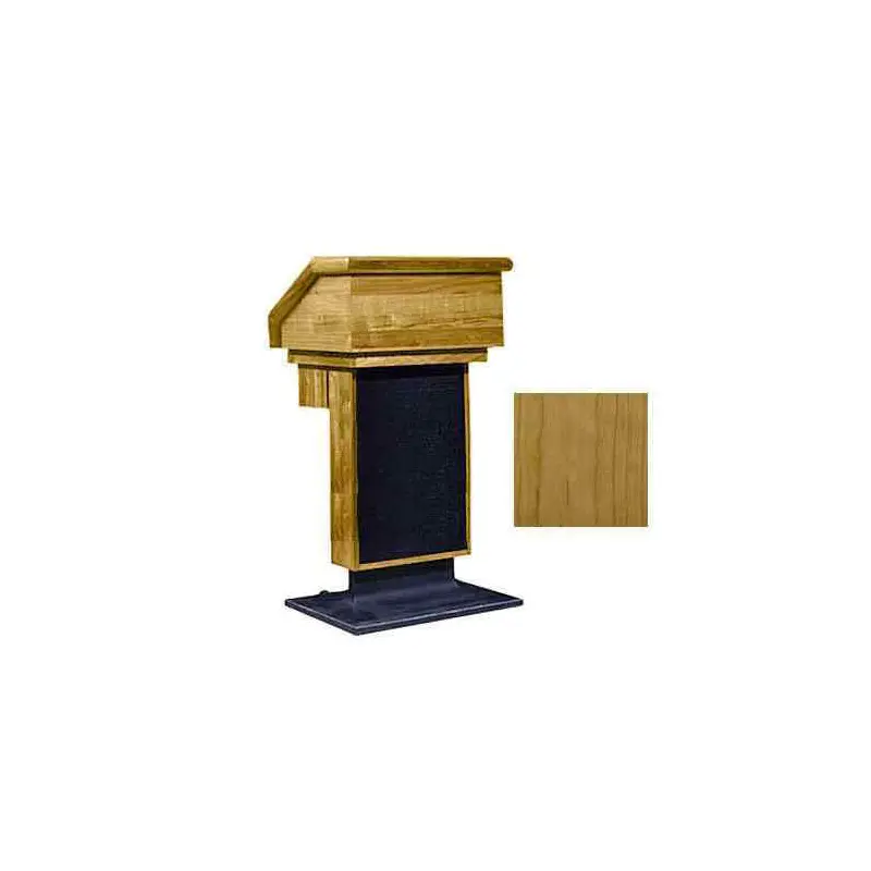 Sound-Craft LE1Y Keynote Series 49"H Lectern with Natural Cherry Wood Veneer