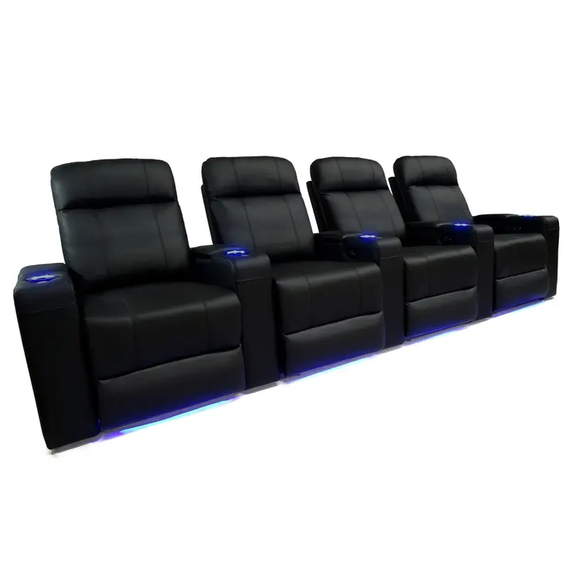 Valencia Piacenza Motorized Home Theater Seating - Top Grain Leather - Valencia-Piacenza-4