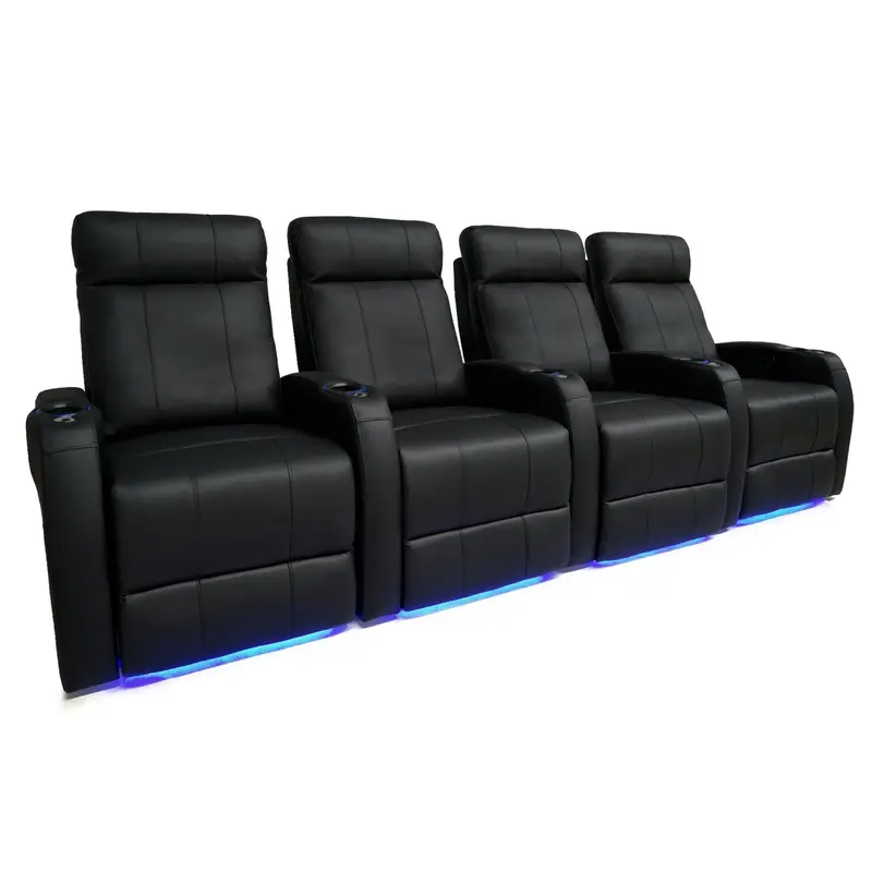 Valencia Syracuse Motorized Home Theater Seating - Top Grain Leather - Valencia-Syracuse-4