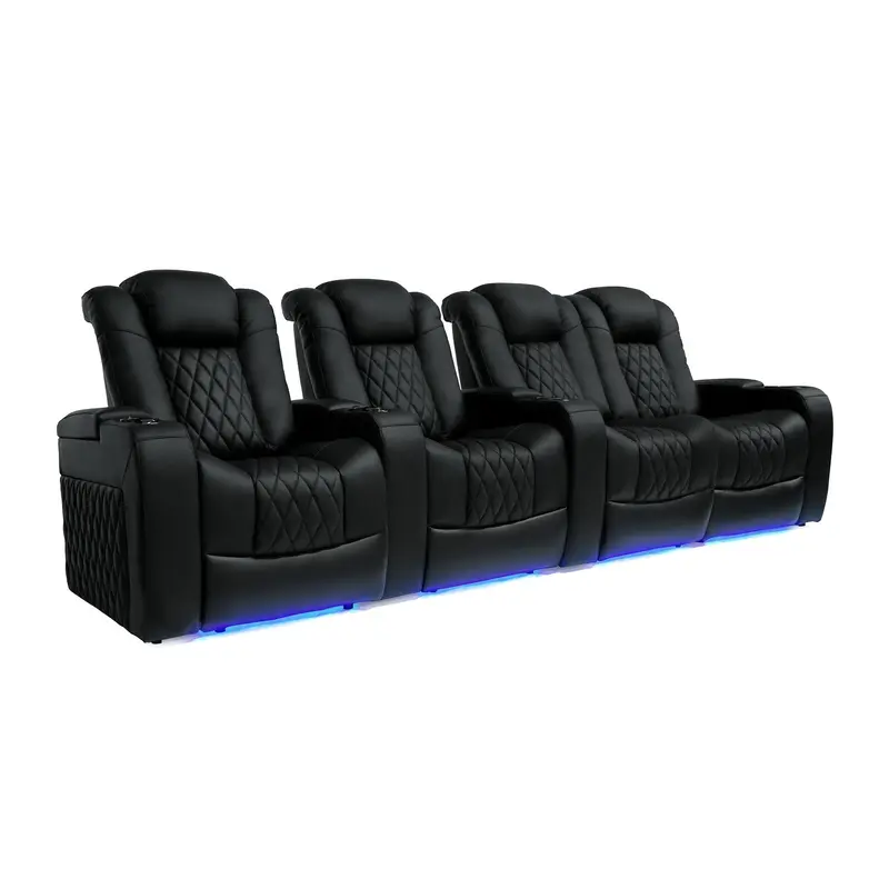 Valencia Tuscany Motorized Home Theater Seating - Top Grain Leather - Valencia-Tuscany-4-Love-Right