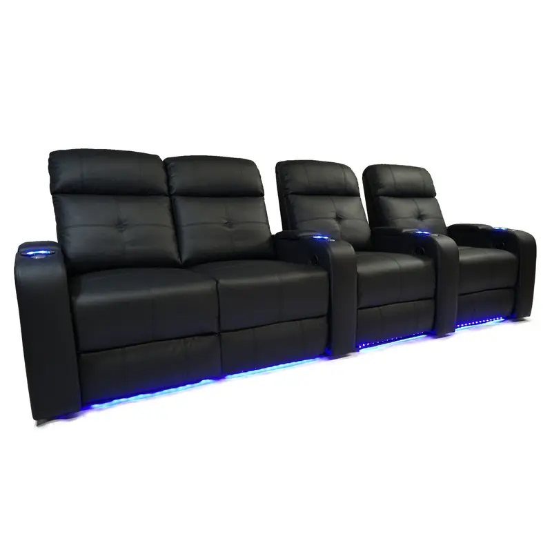 Valencia Verona Motorized Home Theater Seating - Top Grain Leather - Valencia-Verona-4-Love-Left
