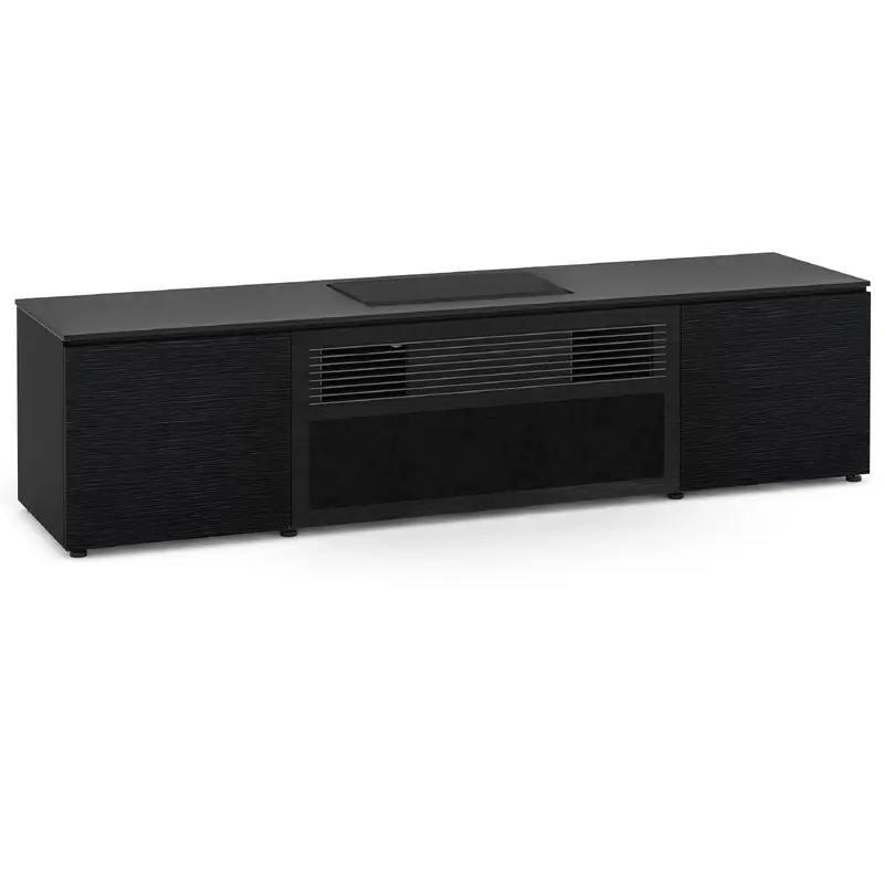 Salamander Designs Chicago 245 Cabinet for integrated Hisense 100L9G/120L9G UST Projector - Black Oak - X/HSEL9/245CH/BK