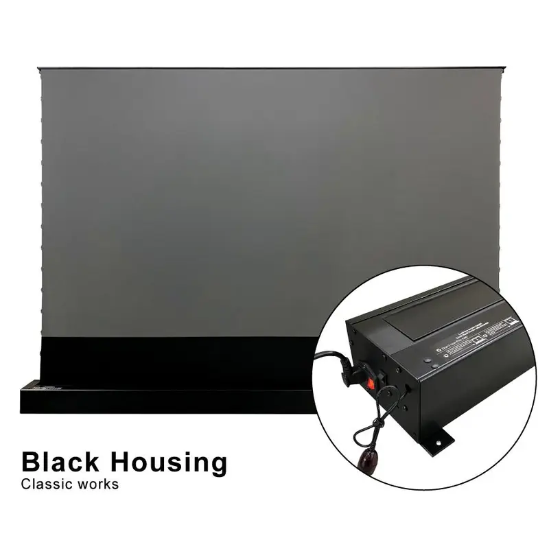 Vividstorm Motorized Floor Rising ALR Projector Screen for Ultra Short Throw Projectors 100 Inch - VSDSTUST100H