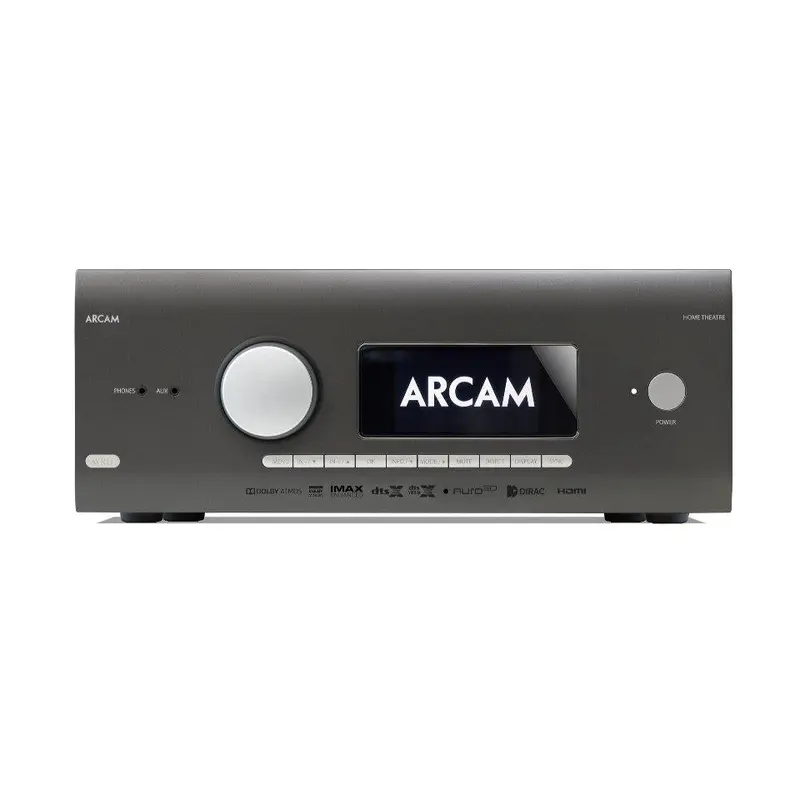 Arcam AVR11 7.2 channel home theater receiver 4K, 8K support with HDMI 2.1, Bluetooth, Chromecast built-in, and Apple AirPlay 2