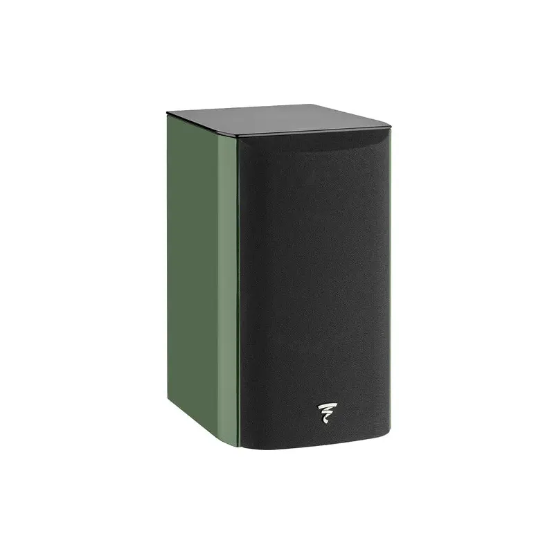 Focal Aria Evo X N1 Two-Way Bookshelf Speaker (High-Gloss Moss Green, Single)