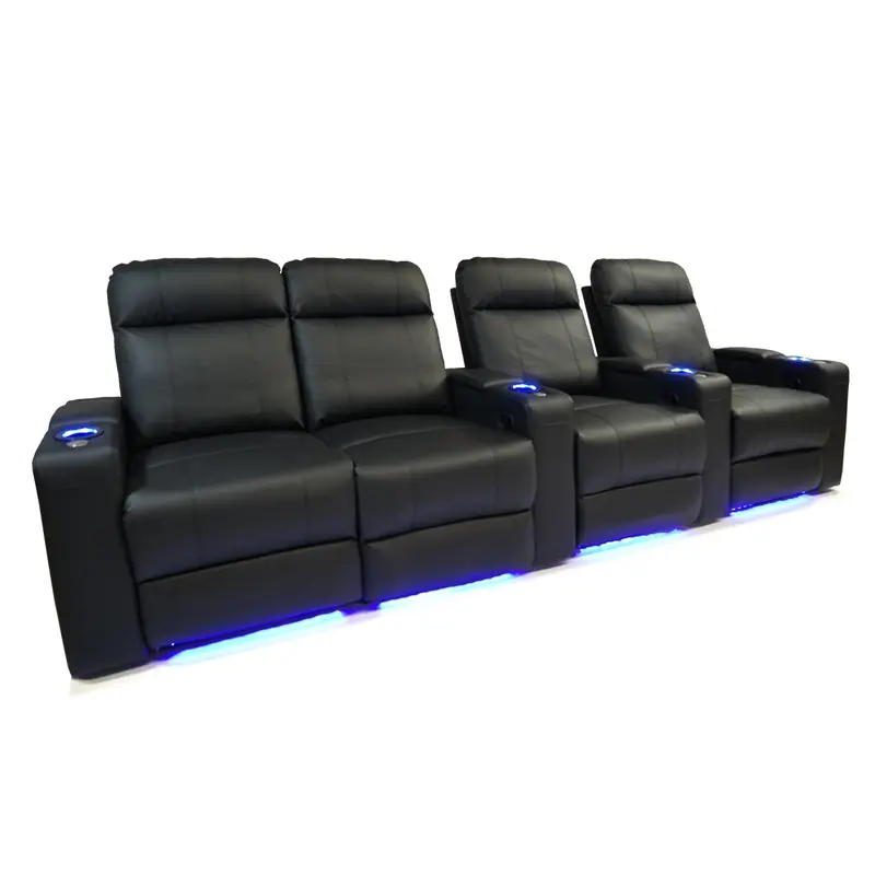 Valencia Piacenza Motorized Home Theater Seating - Top Grain Leather - Valencia-Piacenza-4-Love-Left