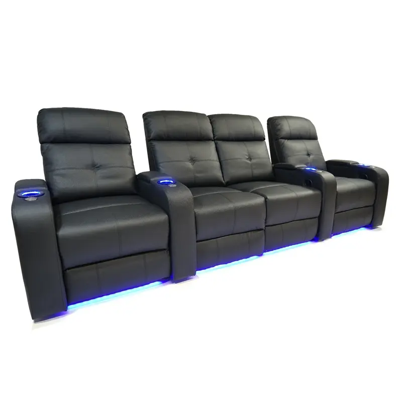 Valencia Verona Motorized Home Theater Seating - Top Grain Leather - Valencia-Verona-4-Love-Mid