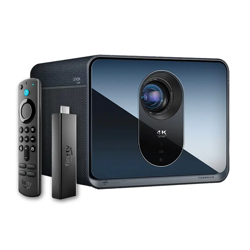 Formovie X5 4K Laser Projector ALPD Portable All-In-One Lifestyle Projector with Built-In Speakers 2450 Lumens - Open Box