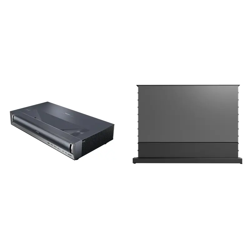 Hisense PX3-Pro + Spectra Phoenix 120" UST Floor Rising Screen Bundle