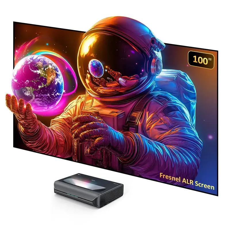 Nexigo Aurora Pro MKII + Nexigo 100" Fresnel Fixed Frame Screen Bundle