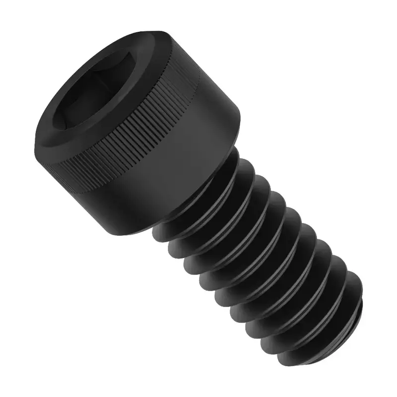 ServoCity 1/4"-20 Black-Oxide Socket Head Screw (0.500" Length) - 6 Pack