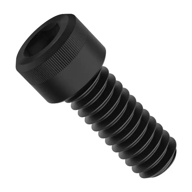 ServoCity 1/4"-20 Black-Oxide Socket Head Screw (0.625" Length) - 6 Pack