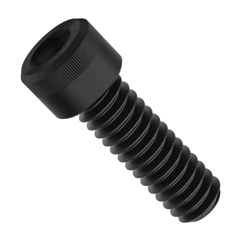 ServoCity 1/4"-20 Black-Oxide Socket Head Screw (0.750" Length) - 6 Pack