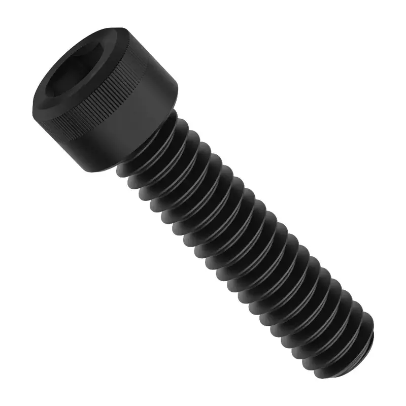 ServoCity 1/4"-20 Black-Oxide Socket Head Screw (1.00" Length) - 6 Pack