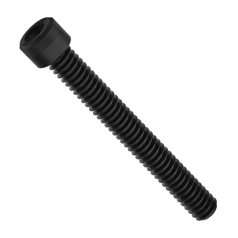 ServoCity 1/4"-20 Black-Oxide Socket Head Screw (2" Length) - 6 Pack