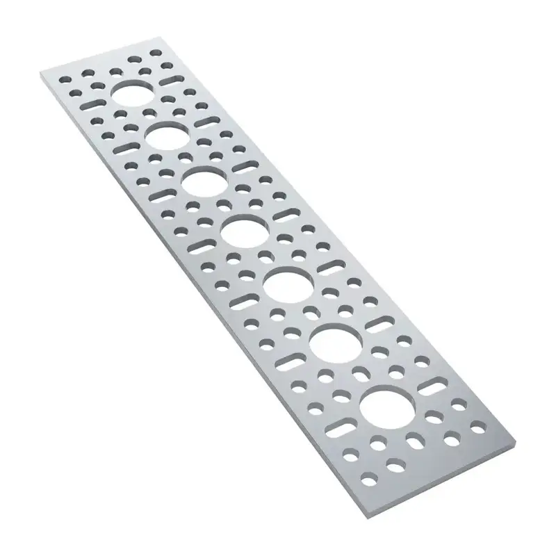 ServoCity 1123 Series Pattern Plate (1 x 7 Hole, 43 x 192mm)